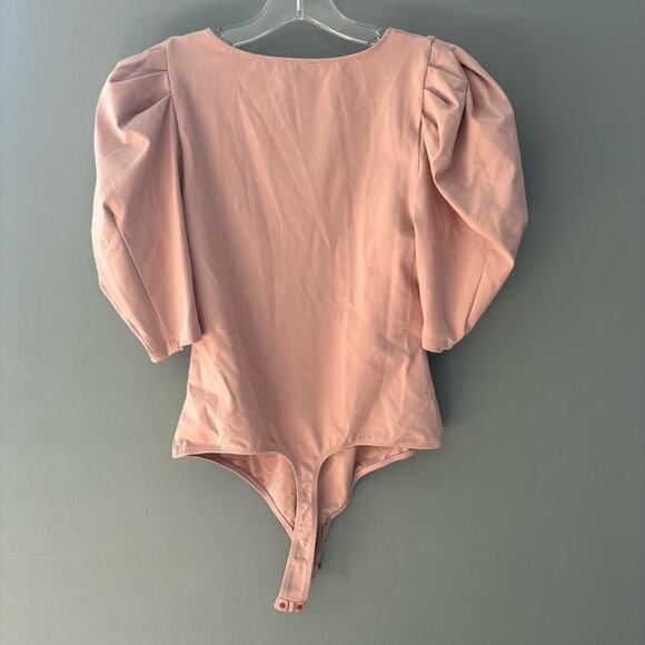 Intimately Free Puff Sleeve V Neck Bodysuit - Picture 5 of 5